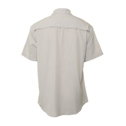 EVO Bimini Short Sleeve Woven Performance Shirt- Light Gray Back Thumbnail}