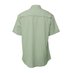 EVO Bimini Short Sleeve Woven Performance Shirt- Eucalyptus back Thumbnail}