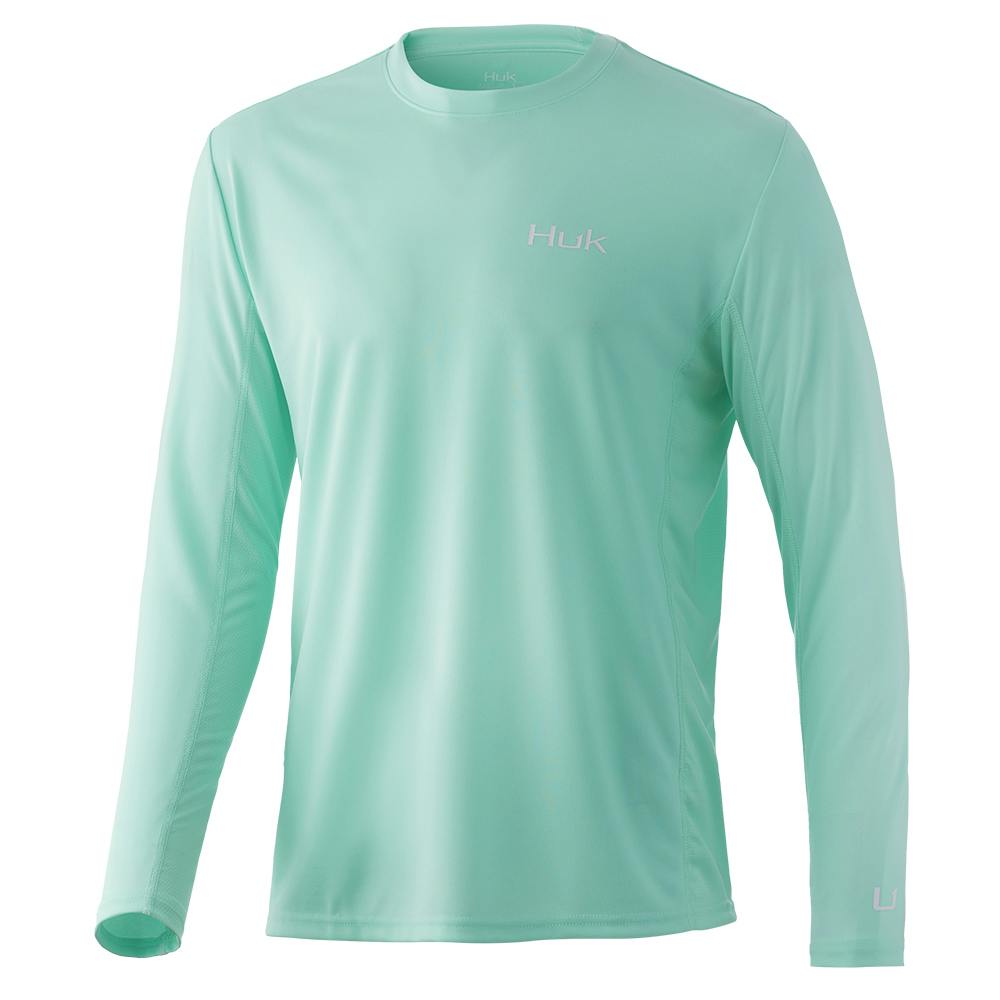 Huk Icon X Long Sleeve Performance Shirt (Men’s) - Beach Glass