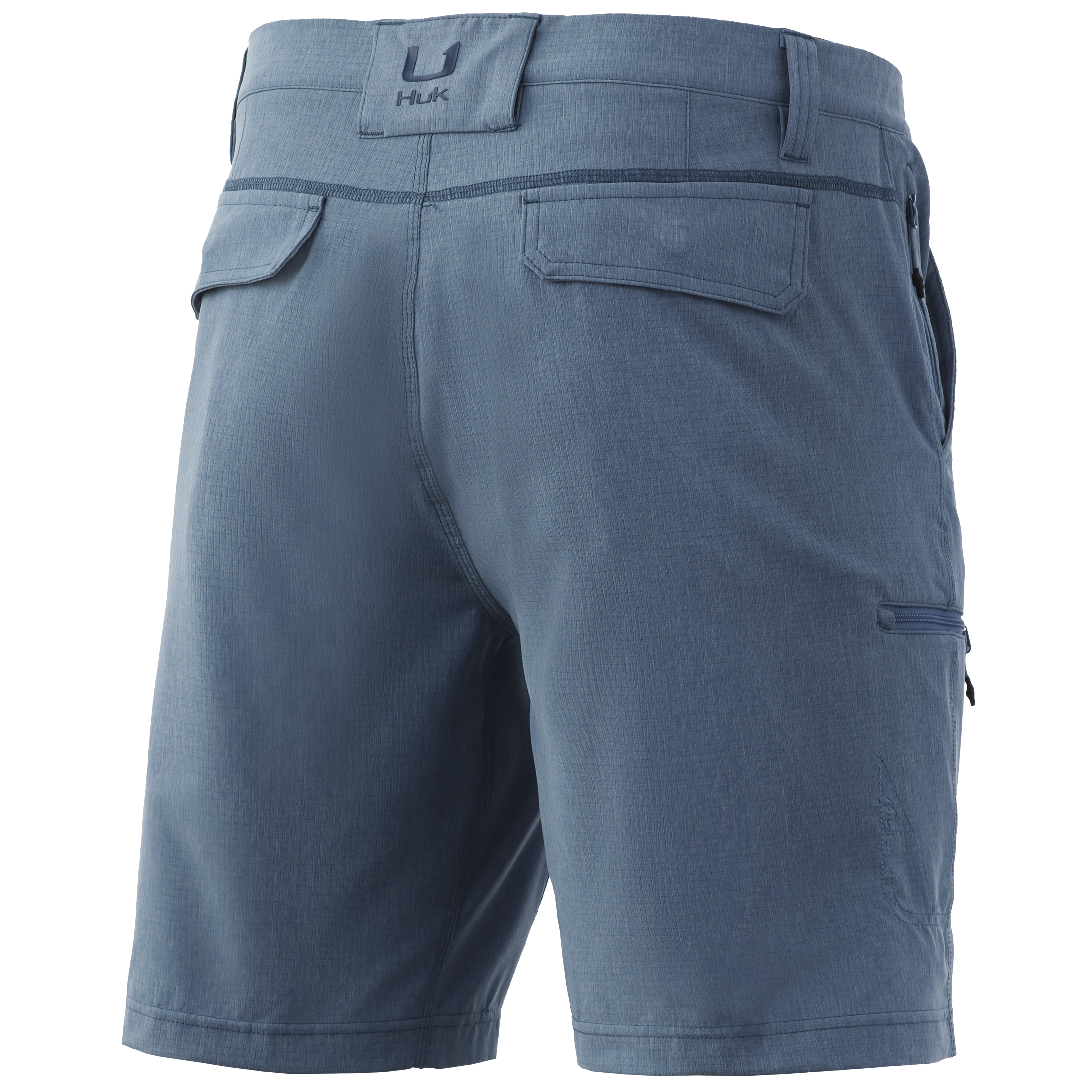 Huk A1A Shorts (Men's) Back - Silver Blue