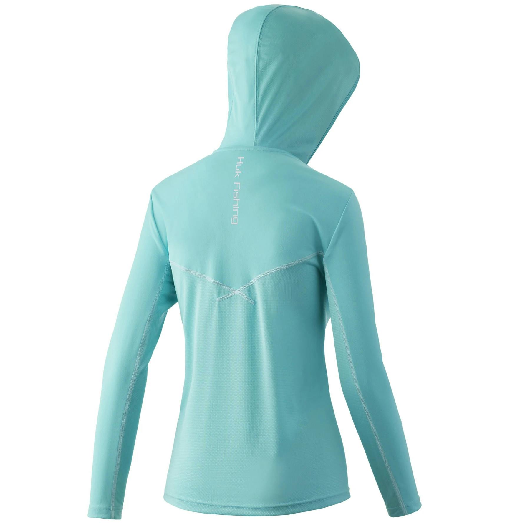 Huk Icon X Performance Hoodie (Women's) Back - Blue Radiance