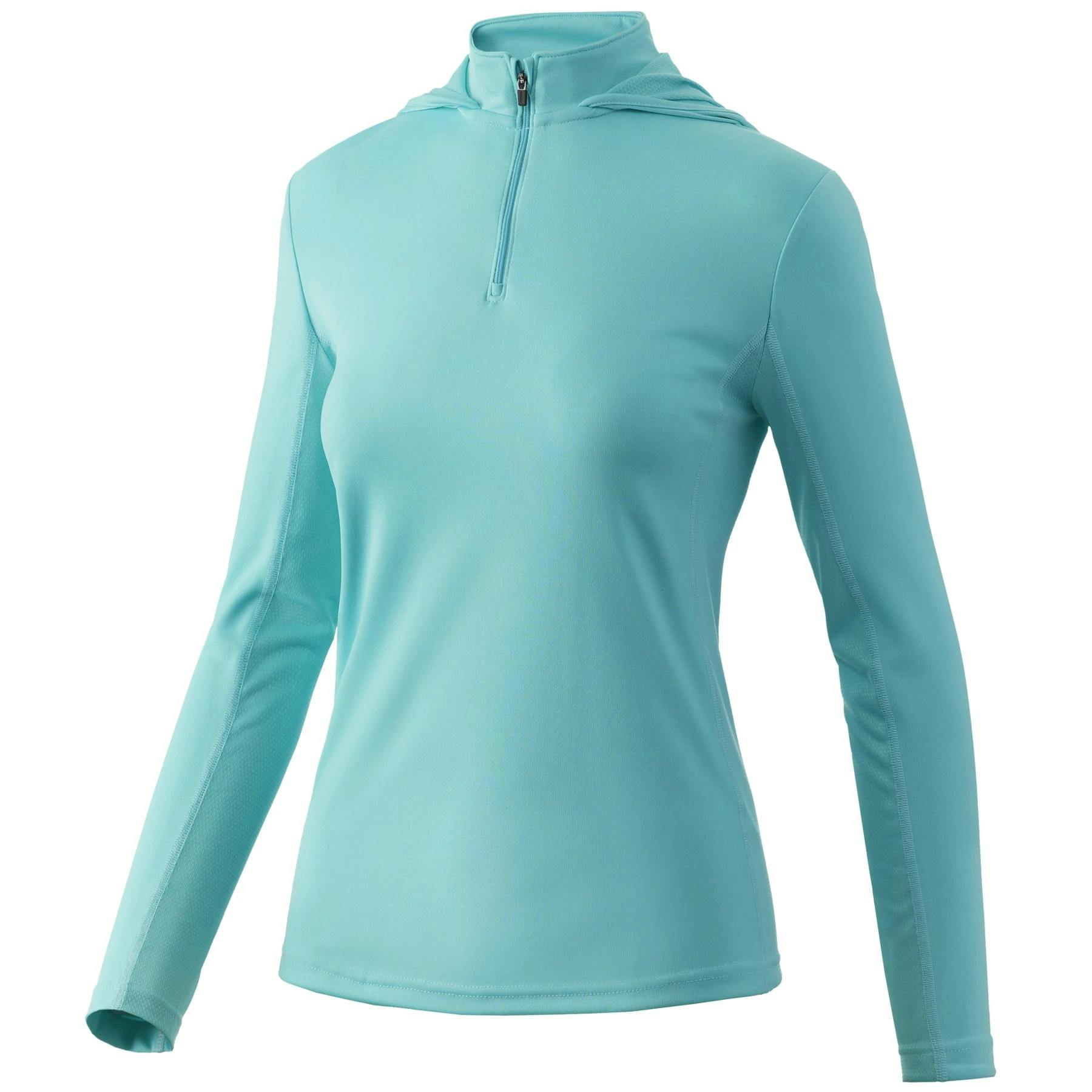Huk Icon X Performance Hoodie (Women's) Front - Blue Radiance