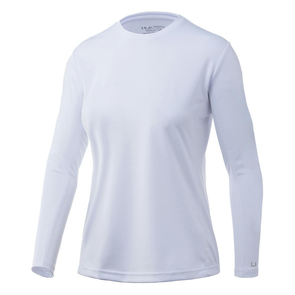 Huk Icon X Long Sleeve Performance Shirt (Women’s) - White
