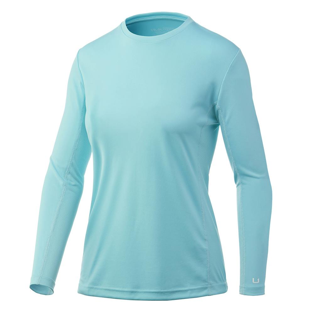 Huk Icon X Long Sleeve Performance Shirt (Women’s) - Blue Radiance
