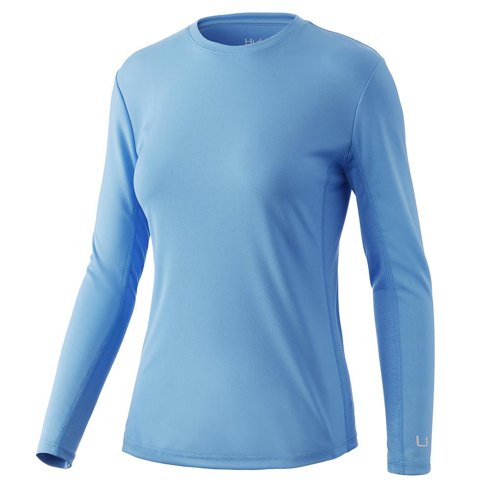 Huk Icon X Long Sleeve Performance Shirt (Women’s) - Azure Blue
