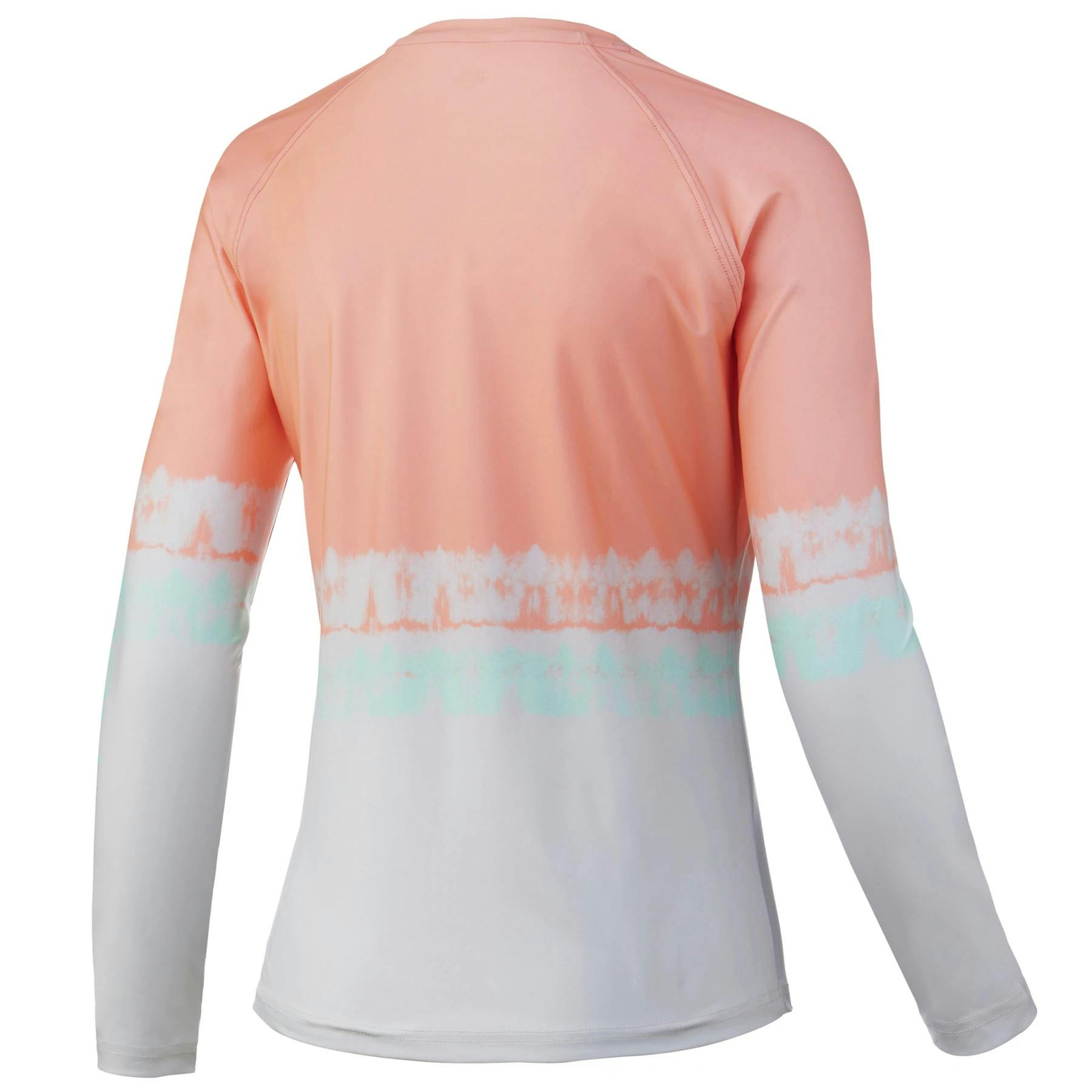 Huk Women's Salt Dye Pursuit Performance Shirt Back - Desert Flower