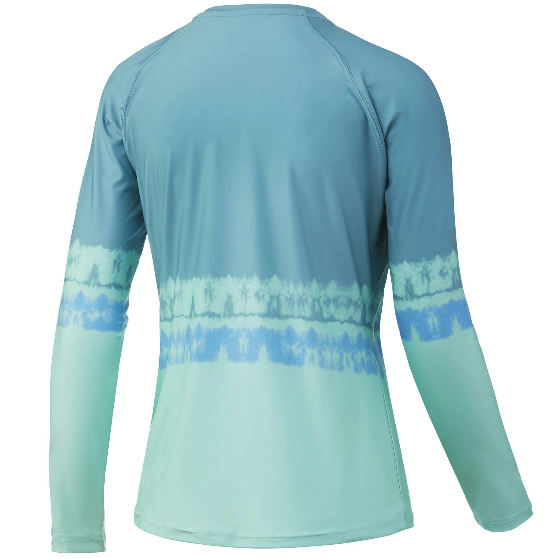 Huk Women's Salt Dye Pursuit Performance Shirt Back - Beach Glass