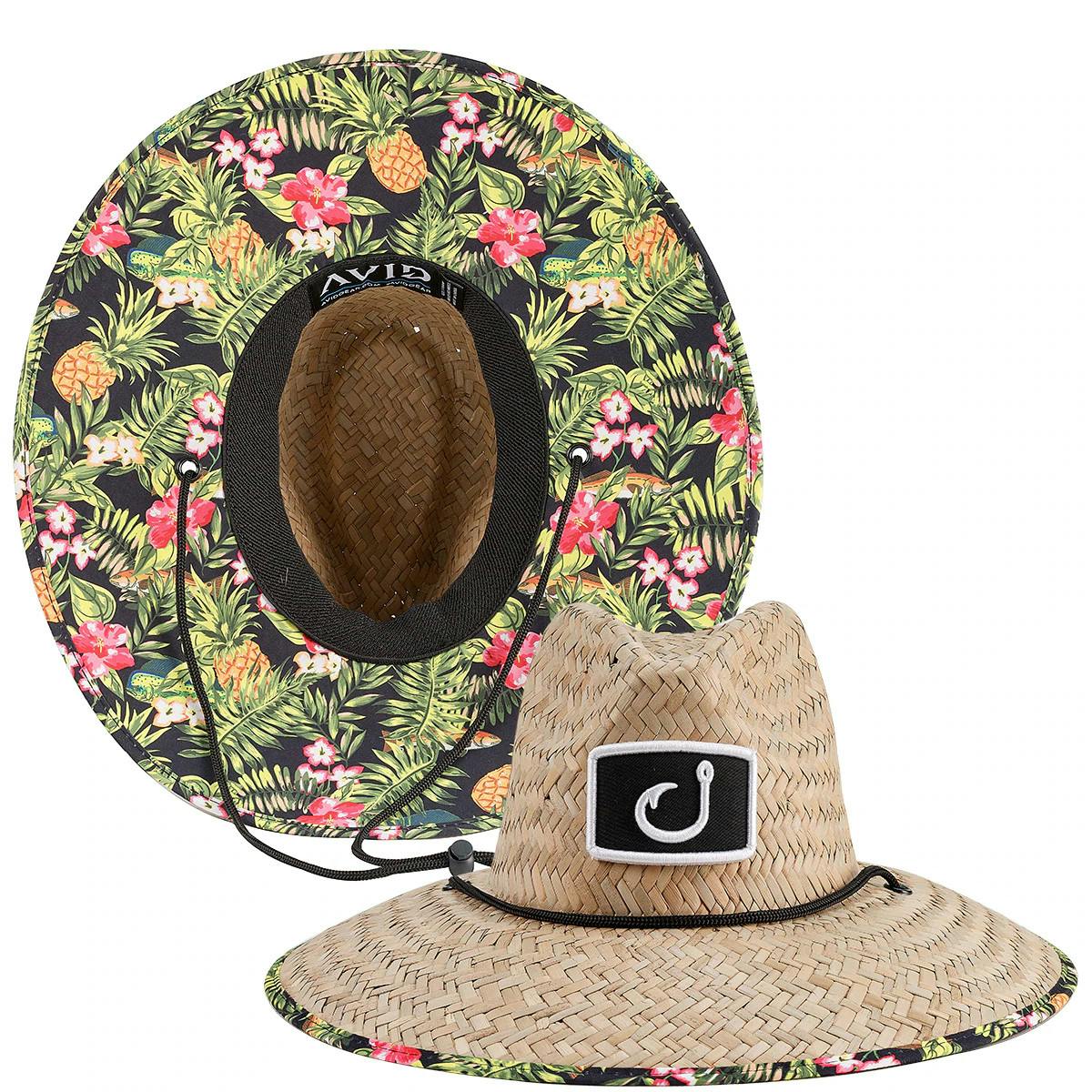AVID Pinch Front Straw Hat - Pineapple Express