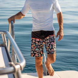 EVO Mingo Boardshorts (Men’s) Boat Life Lifestyle  - Black Thumbnail}