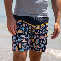 EVO Mingo Boardshorts (Men’s) Beach Life Lifestyle - Navy Thumbnail}
