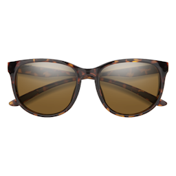 Smith Lake Shasta Sunglasses Front - Tortoise Brown Thumbnail}