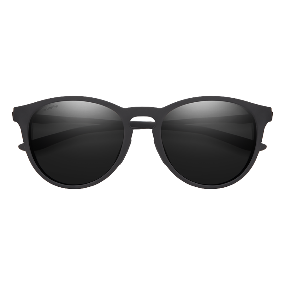 Smith Wander Sunglasses Front - Matte Black