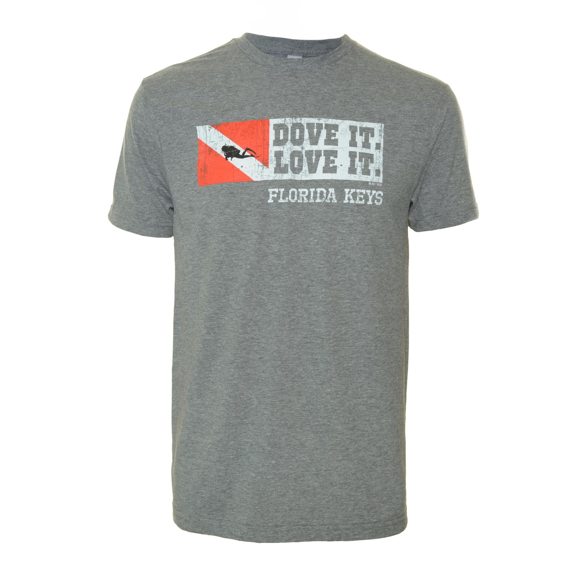 Amphibious Outfitters Dove it. Love it. T-Shirt - Graphite Heather
