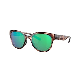 Costa Salina Sunglasses Angle - Coral Tortoise Thumbnail}