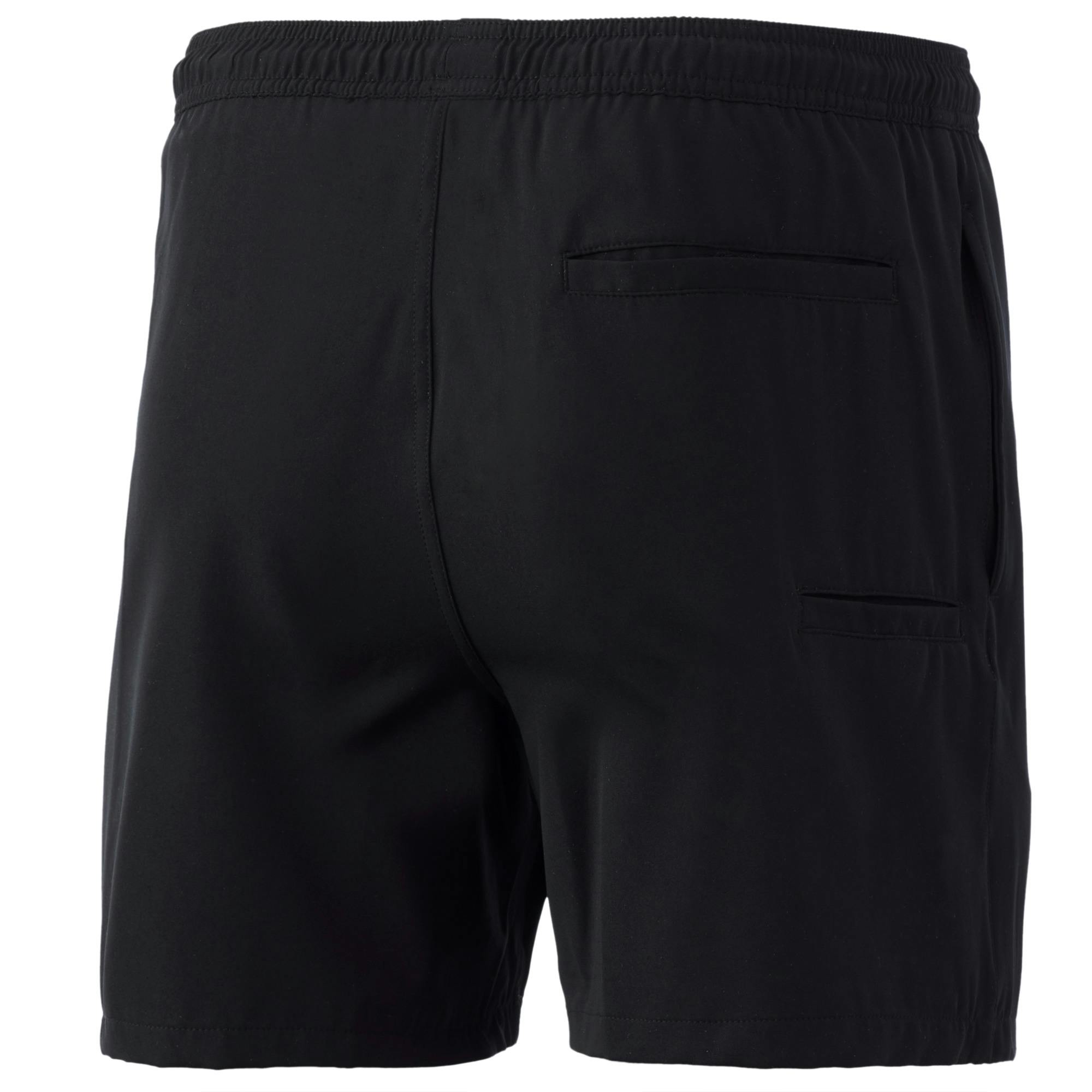 Huk Pursuit Volley Swim Shorts (Men's) Back - Black