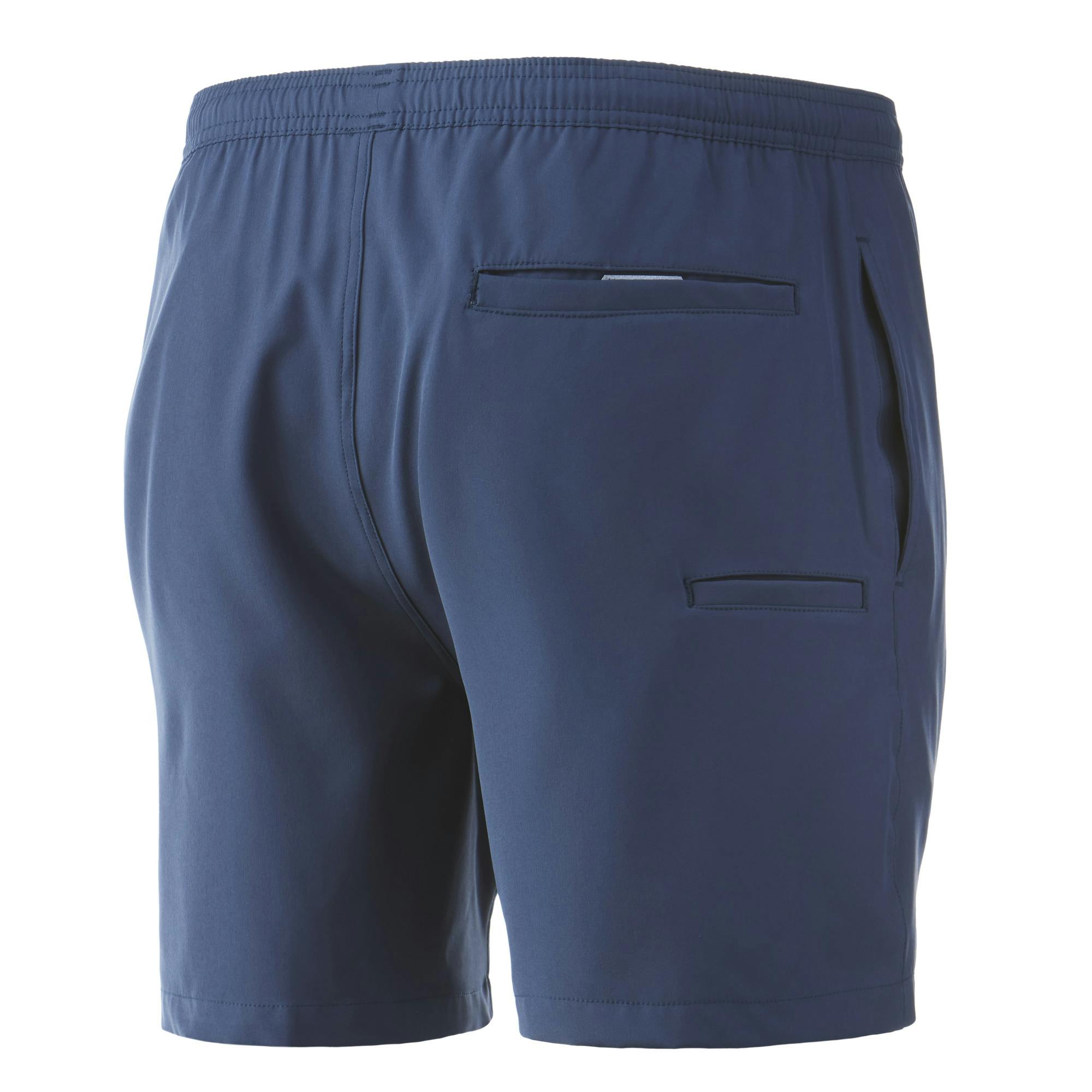 Huk Pursuit Volley Swim Shorts (Men's) Back - Titanium Blue