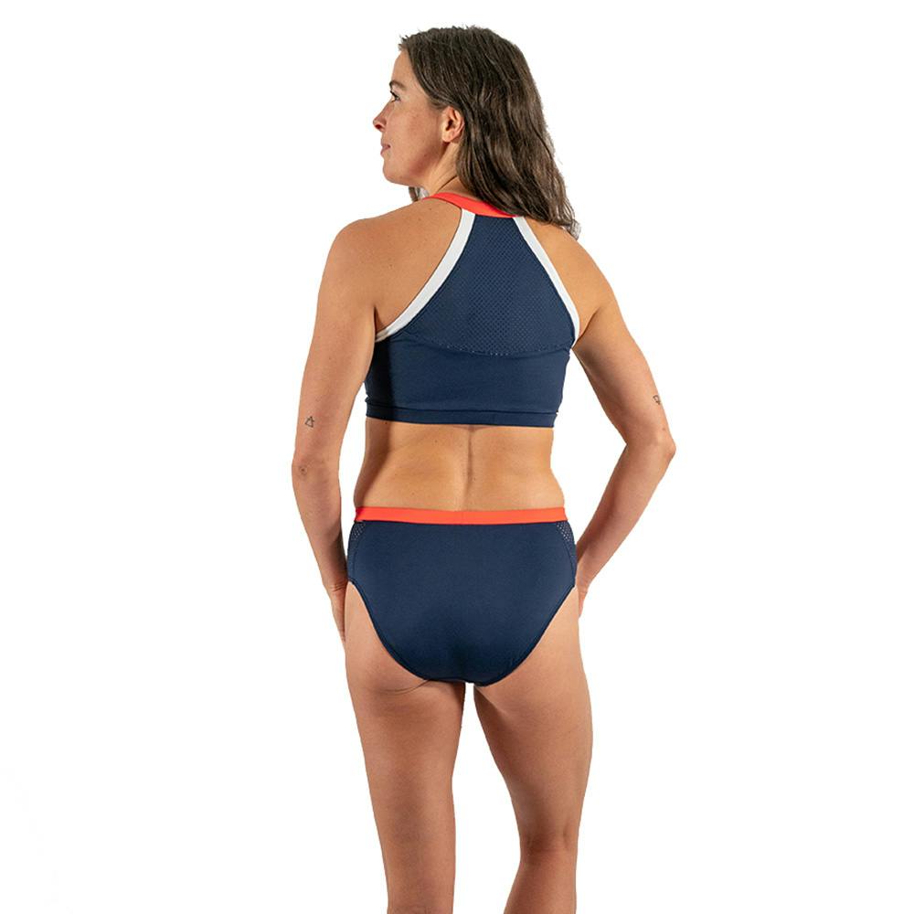 Fourth Element Oahu Bikini Top Full Body Back - Navy
