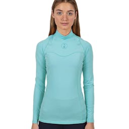 Fourth Element Women's Long Sleeve Hydroskin Front - Pastel Turq Thumbnail}