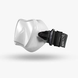 Fourth Element Scout Mask with Strap, Clarity Lens - White Skirt with Black Strap Thumbnail}