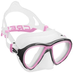 Cressi Quantum Mask, Two Lens - Clear/Pink Thumbnail}