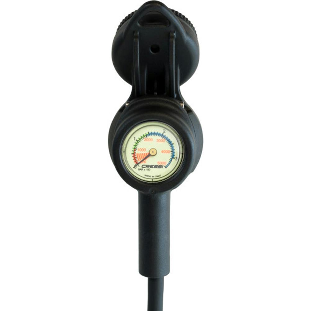 Cressi Console CPD3 (Compass, Pressure, and Depth) Gauges (Global Fluo) Back