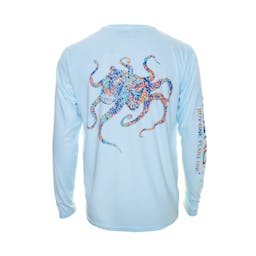 MANG Coral Restoration Octamang Long Sleeve Performance Shirt (Men's) - Artic Blue Thumbnail}