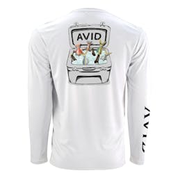 AVID Put ‘Em On Ice AVIDry Long Sleeve Performance Shirt - White Thumbnail}