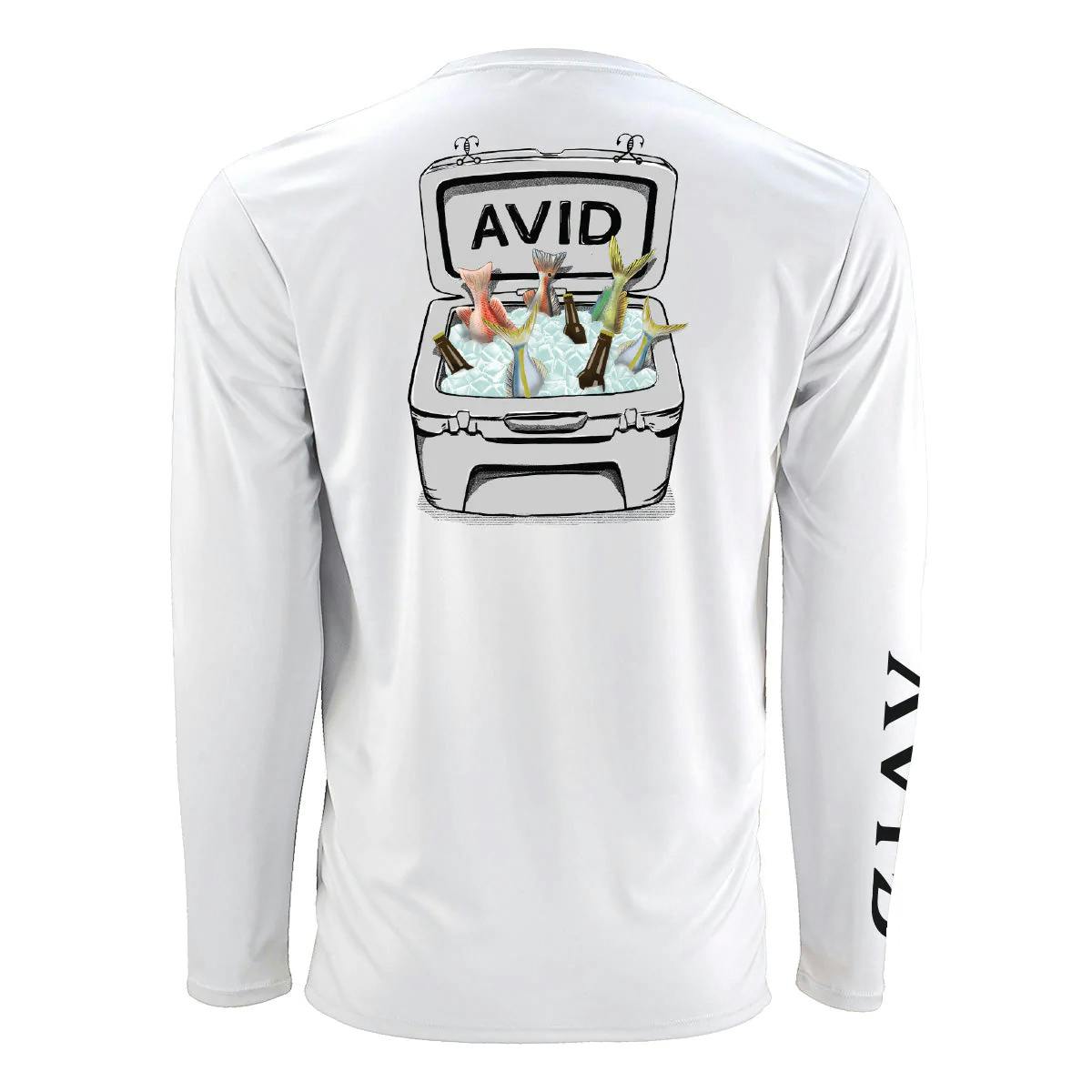 AVID Put ‘Em On Ice AVIDry Long Sleeve Performance Shirt - White