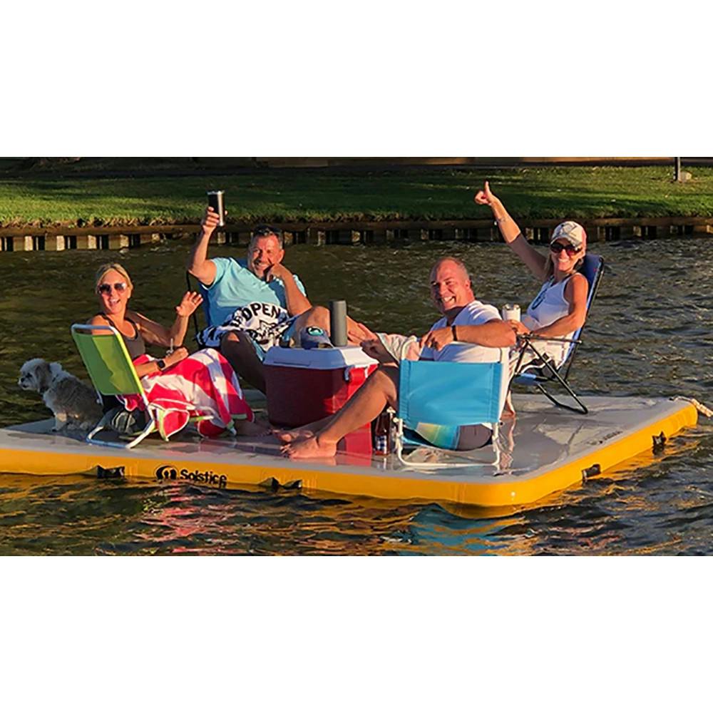Solstice® 10’ x 10’ x 6” Inflatable Dock Lifestyle 3