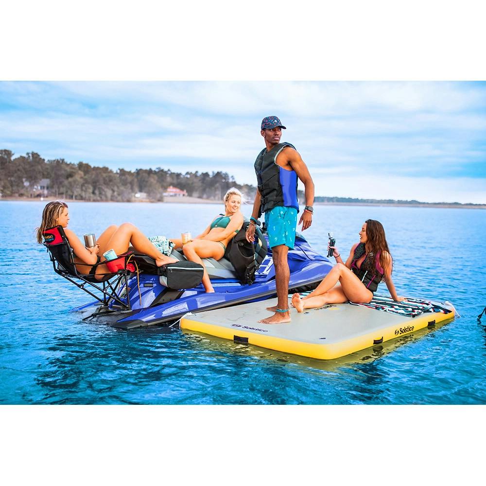 Solstice® 6’ x 5’ x 6” Inflatable Dock Lifestyle