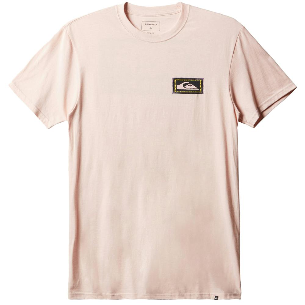 Quicksilver Radical Roots T-Shirt (Men's) Front - Veiled Pink