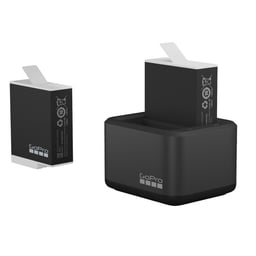 GoPro Dual Cargador de batería + 2 baterías Recargables Enduro (HERO13 GoPro Dual Cargador de batería + 2 baterías Recargables Enduro (HERO13