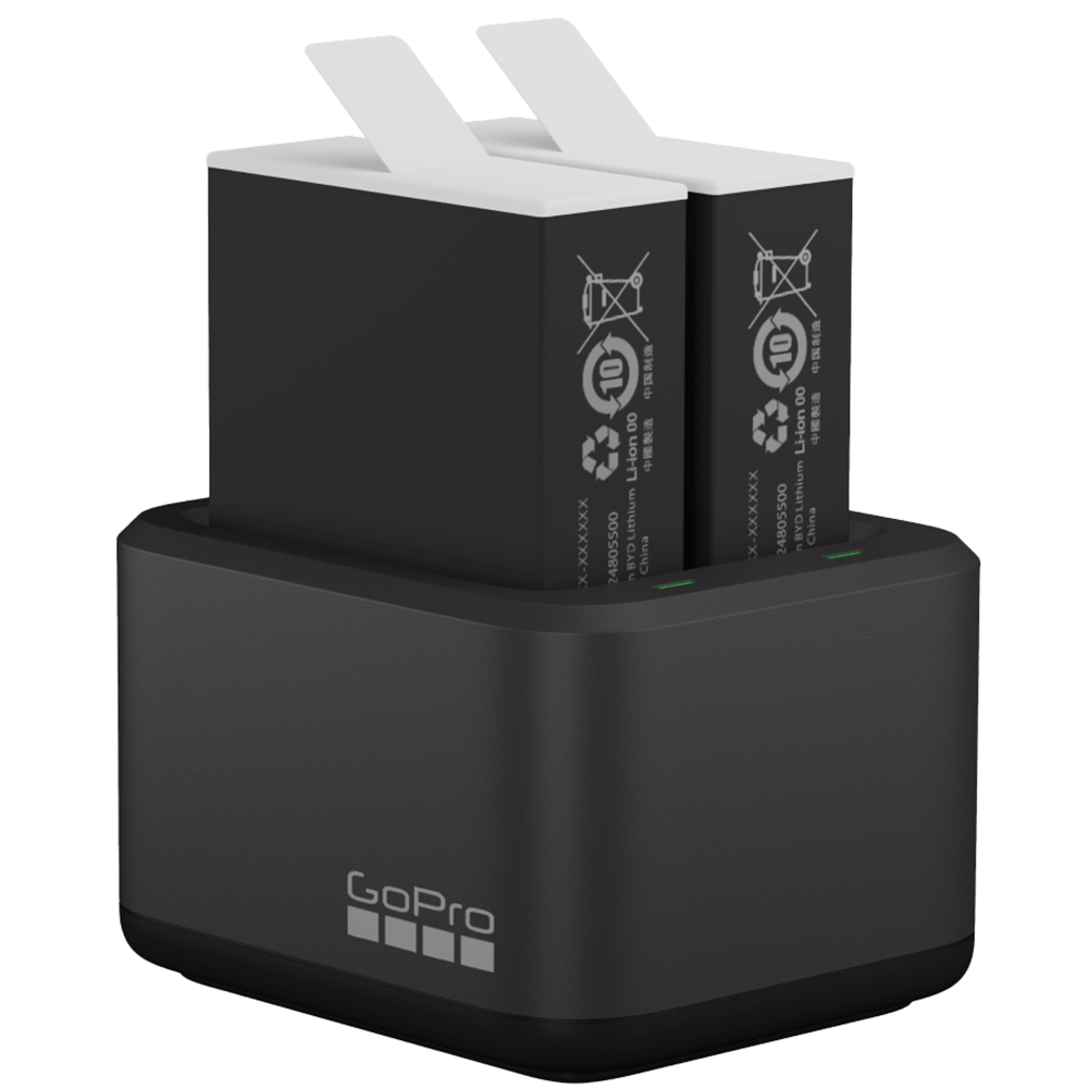 GoPro Dual Battery Charger + Enduro Batteries Charging