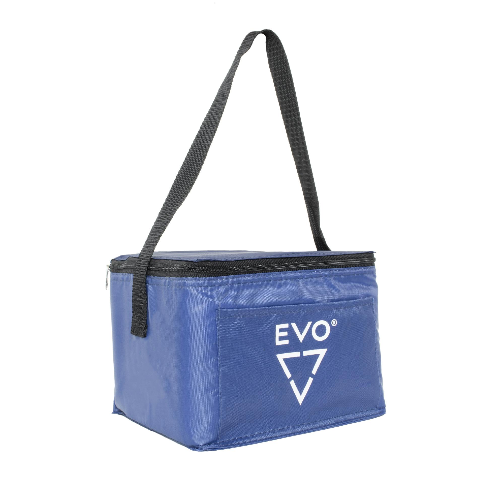 EVO 6-Pack Cooler 3/4 view with strap up