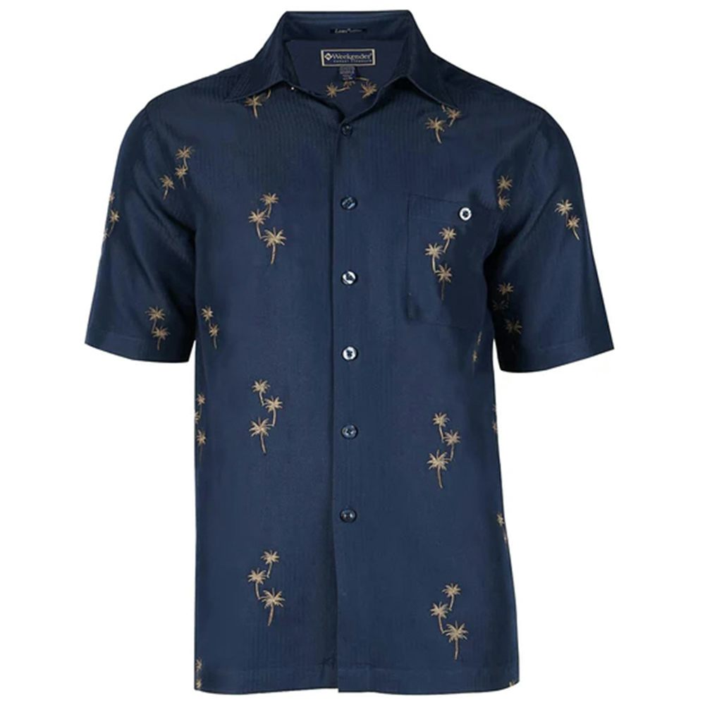 Weekender Palm Grove Hawaiian Woven Shirt (Men’s)