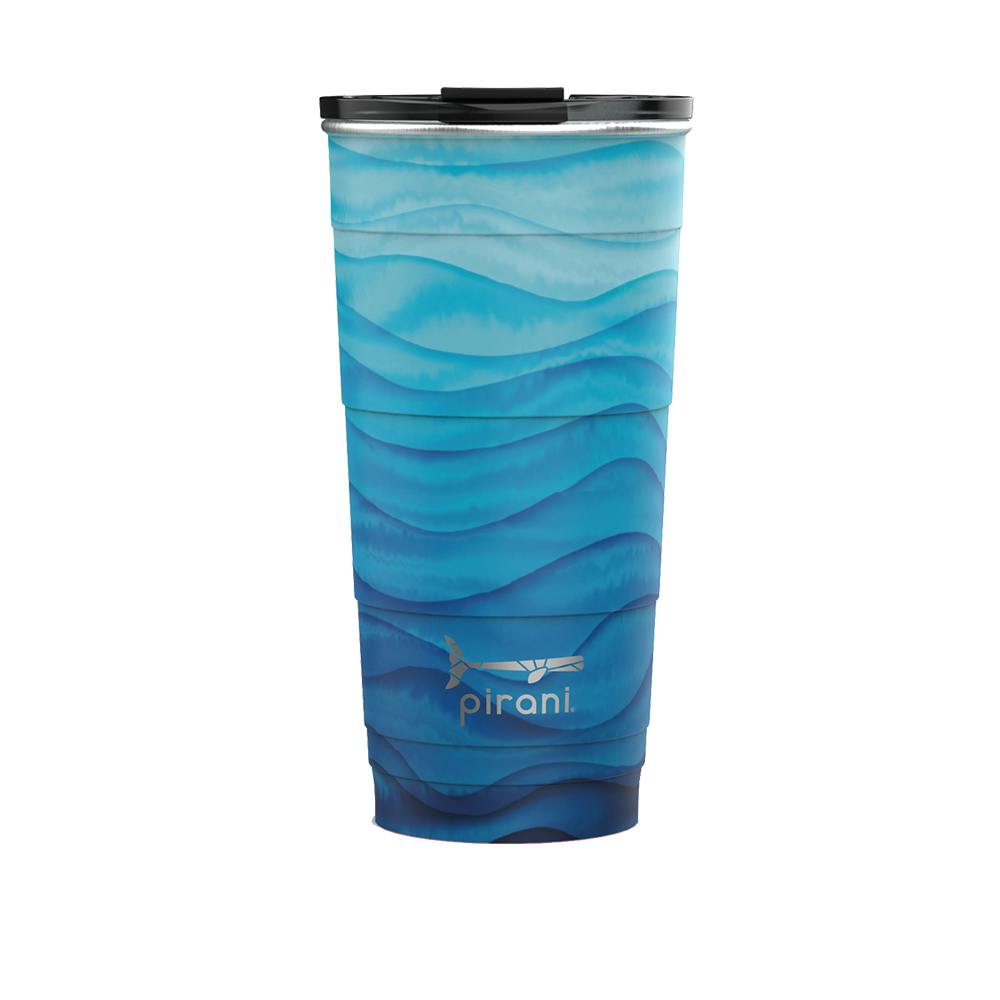 Pirani 26 oz Stainless Steel Insulated Tumbler - Waves