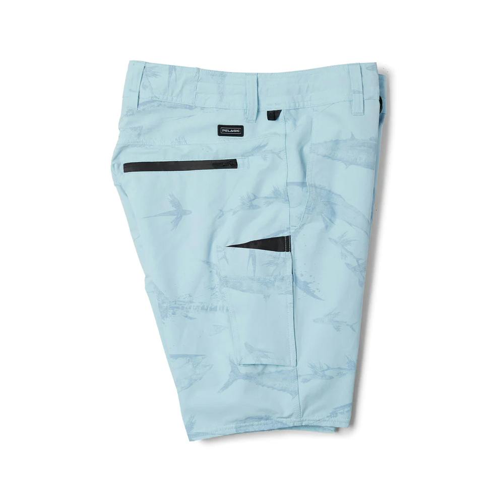 Pelagic Traverse Gyotaku Hybrid Shorts - Side