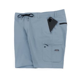 Pelagic Traverse Hybrid Shorts (Men's) Side - Slate Thumbnail}