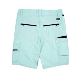 Pelagic Traverse Hybrid Shorts (Men's) Back - Turquoise Thumbnail}