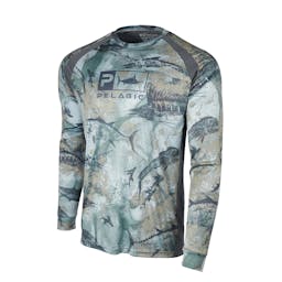 Pelagic Vaportek Fishing Shirt (Men's) - Army Thumbnail}