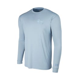 Pelagic Aquatek Icon Longsleeve Shirt - Slate - Front Thumbnail}