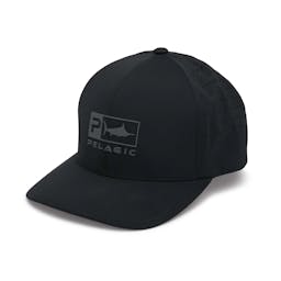 Pelagic Delta Flexfit Icon Hat - Black Thumbnail}