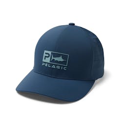 Pelagic Delta Flexfit Icon Hat - Smokey Blue Thumbnail}