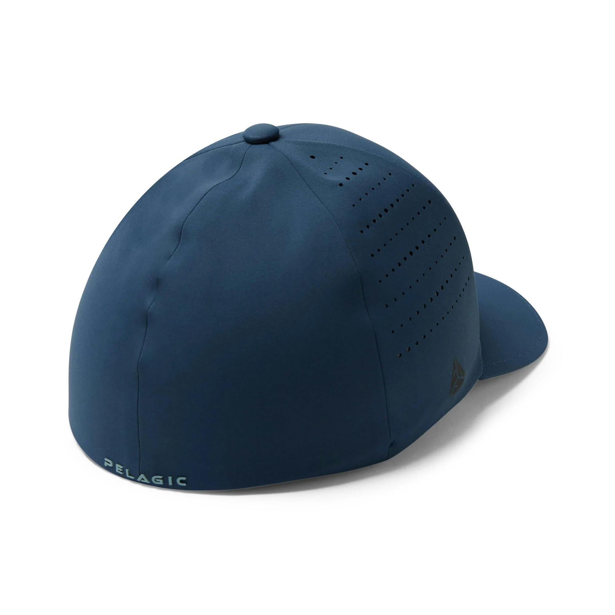 Pelagic Delta Flexfit Icon Hat Back - Smokey Blue