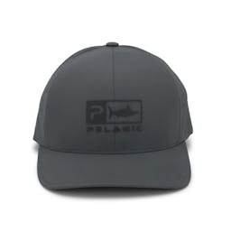 Pelagic Delta Flexfit Icon Hat Front - Grey Thumbnail}