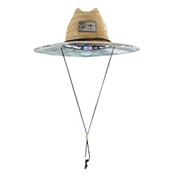 Pelagic Baja Straw Sun Hat String - Army Thumbnail}