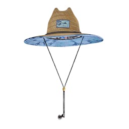 Pelagic Baja Straw Sun Hat String - Blue Thumbnail}