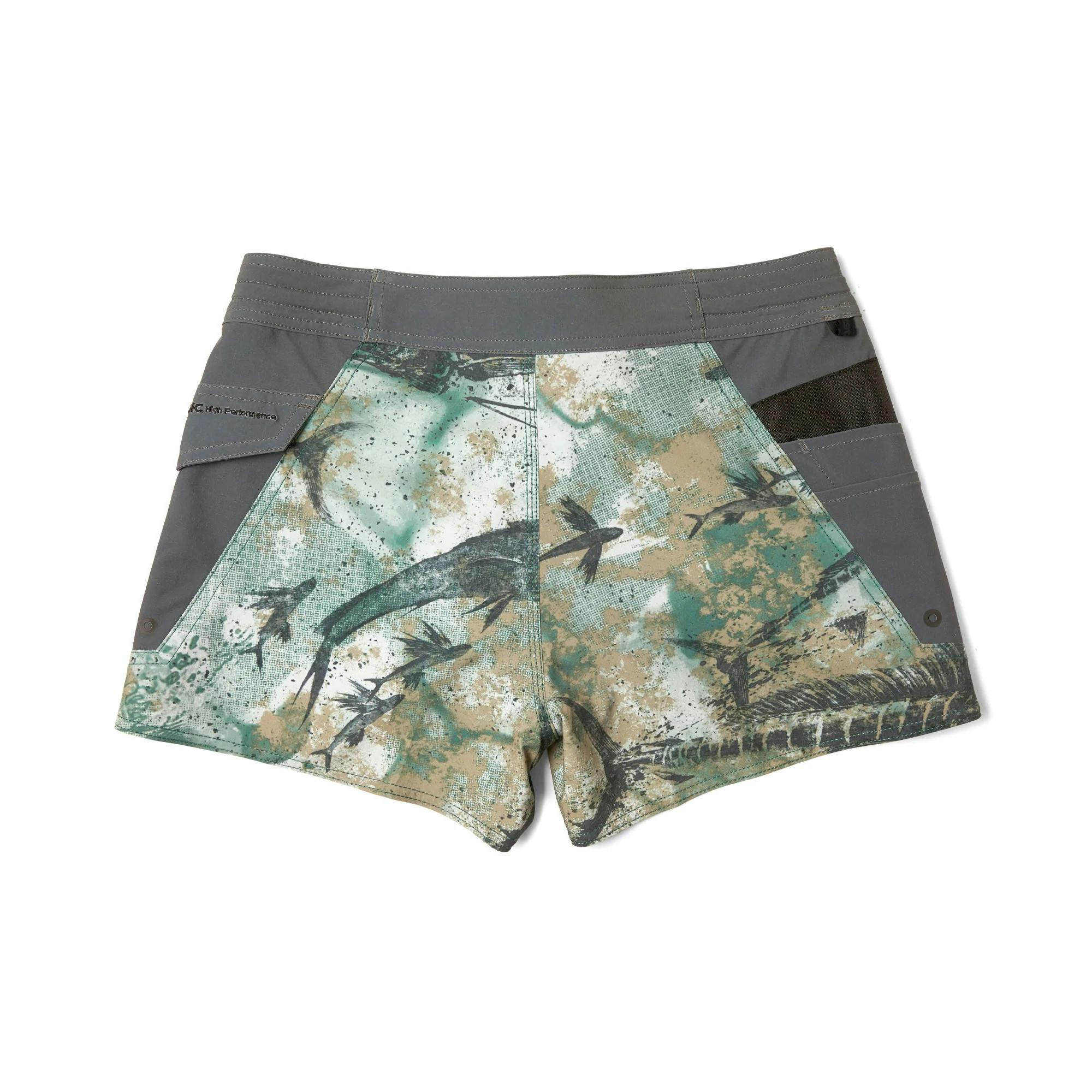 Pelagic Ocean Master Shorts (Women's) Back - Army