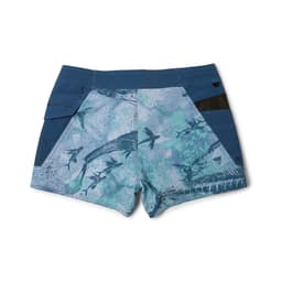 Pelagic Ocean Master Shorts (Women's) Back - Blue Thumbnail}