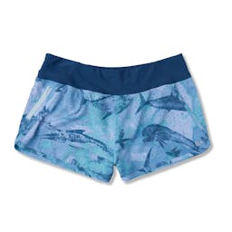 Pelagic Bali Active Shorts (Women's) - Blue Front View Thumbnail}
